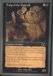 Temp of the Damned 38/94 Unglued Common MTG