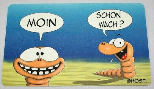 HöSti FrüHstüCksbrett Moin Schon Wach FrüHstüCksbrettchen Schneidebrett Vesper-image