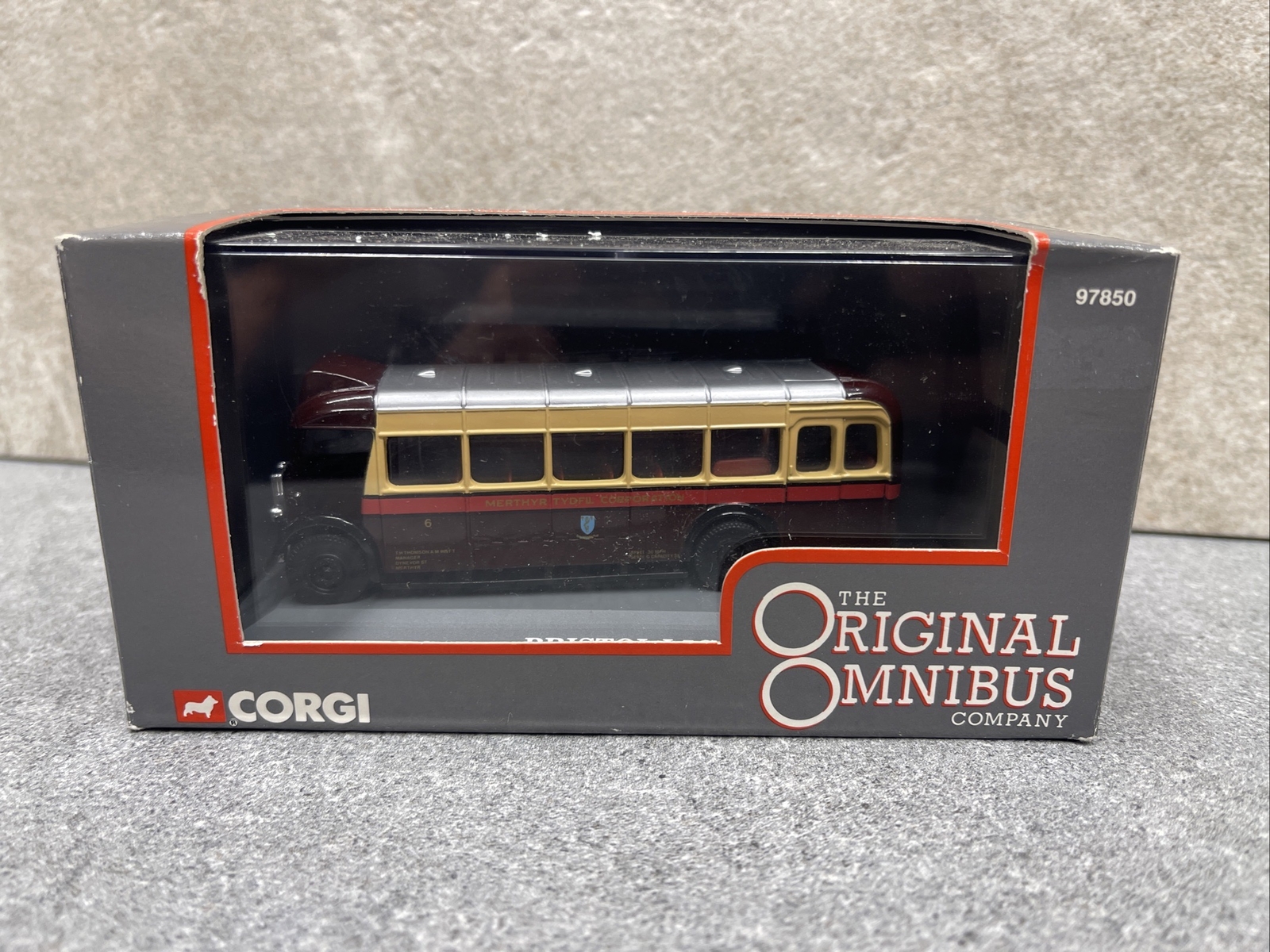 Ltd Edn Corgi OOC 1:76 97850 Bristol L5G Bus Merthyr Tydfil Undisplayed