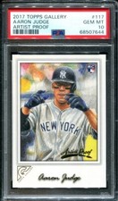 2017 Topps Gallery Artist Proof Aaron Judge #117 Rookie RC PSA 10