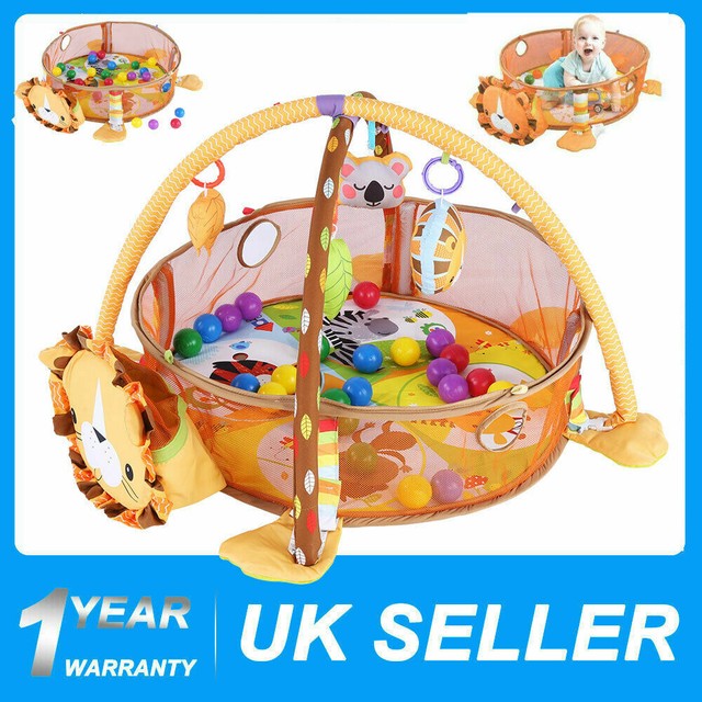 3 in 1 lion activity gym & ball pit