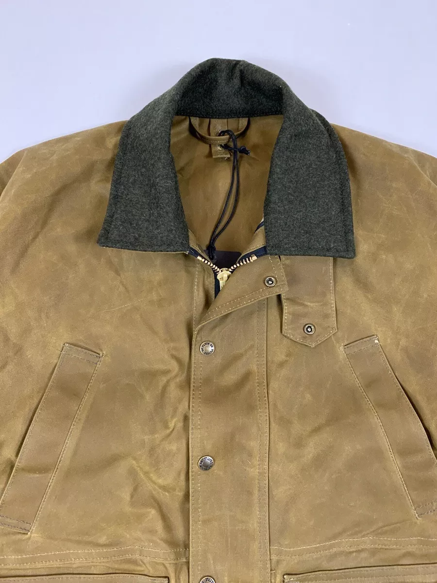 FILSON TIN CLOTH FIELD JACKET DARK TAN XS NWT US MADE LAST ONE! | eBay