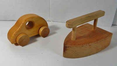 wooden toy iron