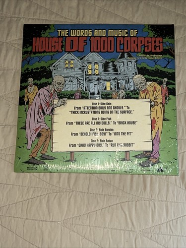 The Words & Music Of House Of 1000 Corpses "Captain Spaulding Variant Rob Zombie - Picture 4 of 23