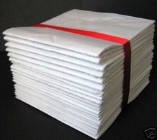 20bk 6X6 SEWN WHITE paper bag scrapbook album albums