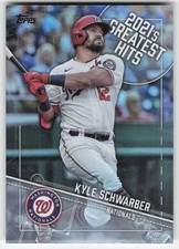 2022 Topps 2021's Greatest Hits Kyle Schwarber #21GH-18 Washington Nationals