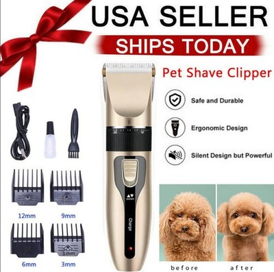 Pet Dog Cat Clippers Grooming Hair Trimmer Groomer Shaver Razor Quiet Clipper A+