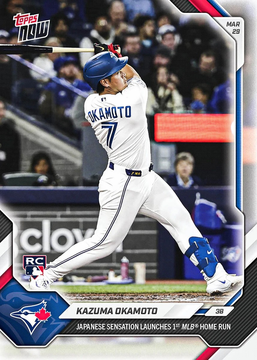 Kazuma Okamoto - 2026 MLB Topps NOW - Card 25 1st HR RC | eBay