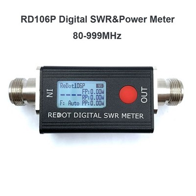 REDOT RD106P 80MHz~999MHz Digital SWR & Power Meter Support DMR Walkie Talkie