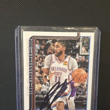 Topps 2025-26 Isaiah Joe Autographed Oklahoma City Thunder #121 Basketball Card