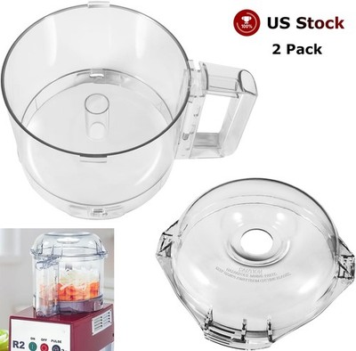 106458S Cutter Bowl Lid & 112203 Cutter Bowl for Robot Coupe R2 Food Processor