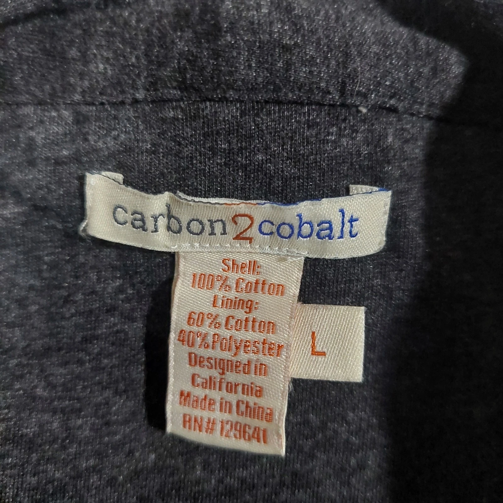 Carbon2Cobalt Hooded Shirt Jacket Mens Large Tan Black Plaid Elbow Patches - product detail image 3