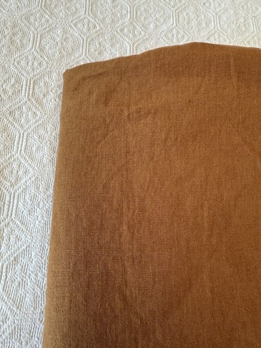 Bed Threads 100% French Flax Linen Tablecloth Large Banquet 70x156” Rust Autumn - Picture 5 of 19