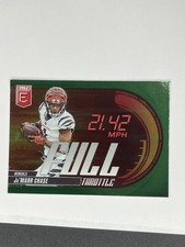 2025 Elite - Full Throttle Chase Brown #17 Green Cincinnati Bengals Football