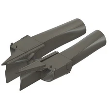 1/72 F-111A/C, FB-111A Early Seamless Triple Plow-I Intakes for Hasegawa