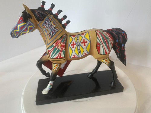 Trail Painted Ponies Retired Cheyenne Painted Rawhide 2007 Orig box tag, VIDEO - Picture 3 of 8