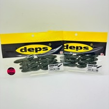 Deps COVER SCAT 2.5inch SOFT BAIT 155 Cucumber Seed 2 piece set Worm