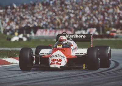 Andrea de Cesaris Alfa Romeo 183T Austrian GP at Red Bull Ring on - Old Photo