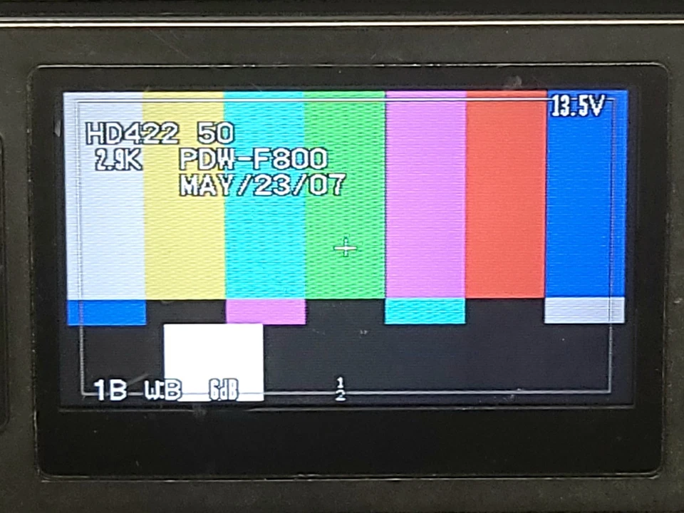 Sony PDW-F800 XDcam 455 Laser zero pixels are lit or dead, very nice and clean - Image 3 of 4