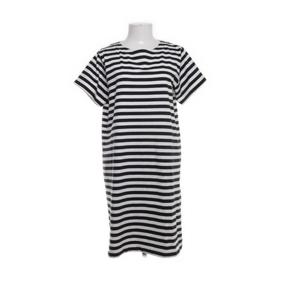 COS, Kleid, Größe: M, Schwarz/Weiß, Baumwolle, Streifen, Damen #WYm