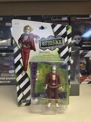 Mezco 5 Points Beetlejuice Red Suit 3.75'' scale Figur AUF LAGER