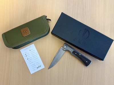SK-X SLIPJOINT, CPM20CV, SATIN HANDFINISH FULL TITAN, HOHLSCHLIFF X-010 