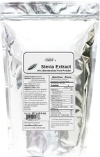 NuSci Pure Stevia Extract 90% Steviosides Powder 8 oz (227g)