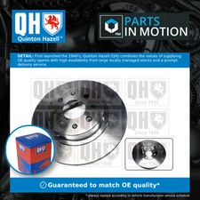 2x Brake Discs Pair Solid fits VAUXHALL CORSA E 1.0 Rear 2014 on 264mm Set QH