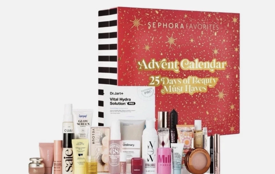 Sephora 2025 Advent Calendar 24 Days of Christmas Holiday Calendar New Sealed - Image 4 of 4