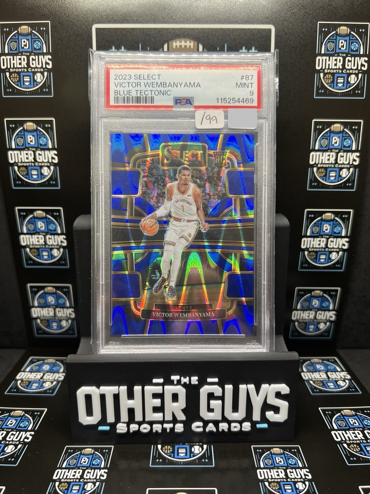 VICTOR WEMBANYAMA 2023-24 SELECT CONCOURSE ROOKIE BLUE TECTONIC RC /99 Q5943