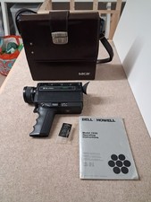 Bell and Howell 1225XL 8mm Video Camera Vintage, With Instructions+ Case
