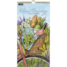Lang Companies,  Wine Country 2026 Vertical Wall Calendar, 8'' X 15.8'', 12-Mont