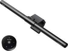 Monitor Light Bar with Remote, Fit for Curved Monitors/Camera Base, Eye-Care Com