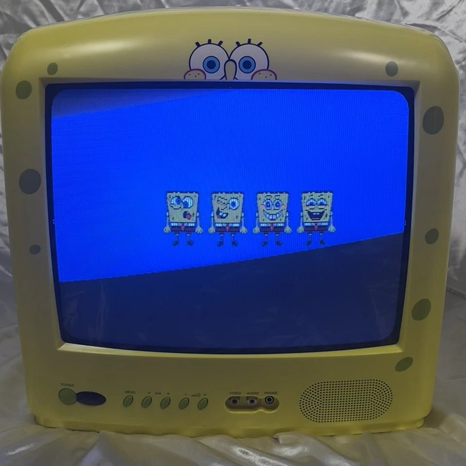 SpongeBob CRT (SB315) MINT CONDITION WITH BOX, REMOTE & INSERTS (READ DESC) - Image 4 of 4
