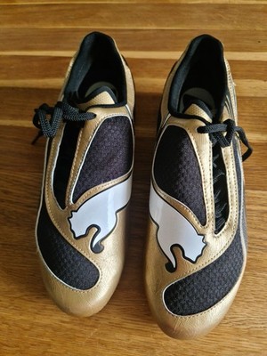 Orig. Damen Puma Sneaker Schuhe Schwarz/Gold Gr. 40 Top
