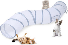 Cat Tunnel, S-2-Way Cat Tunnels for Indoor Cats, Collapsible Cat Play Tunnel, In