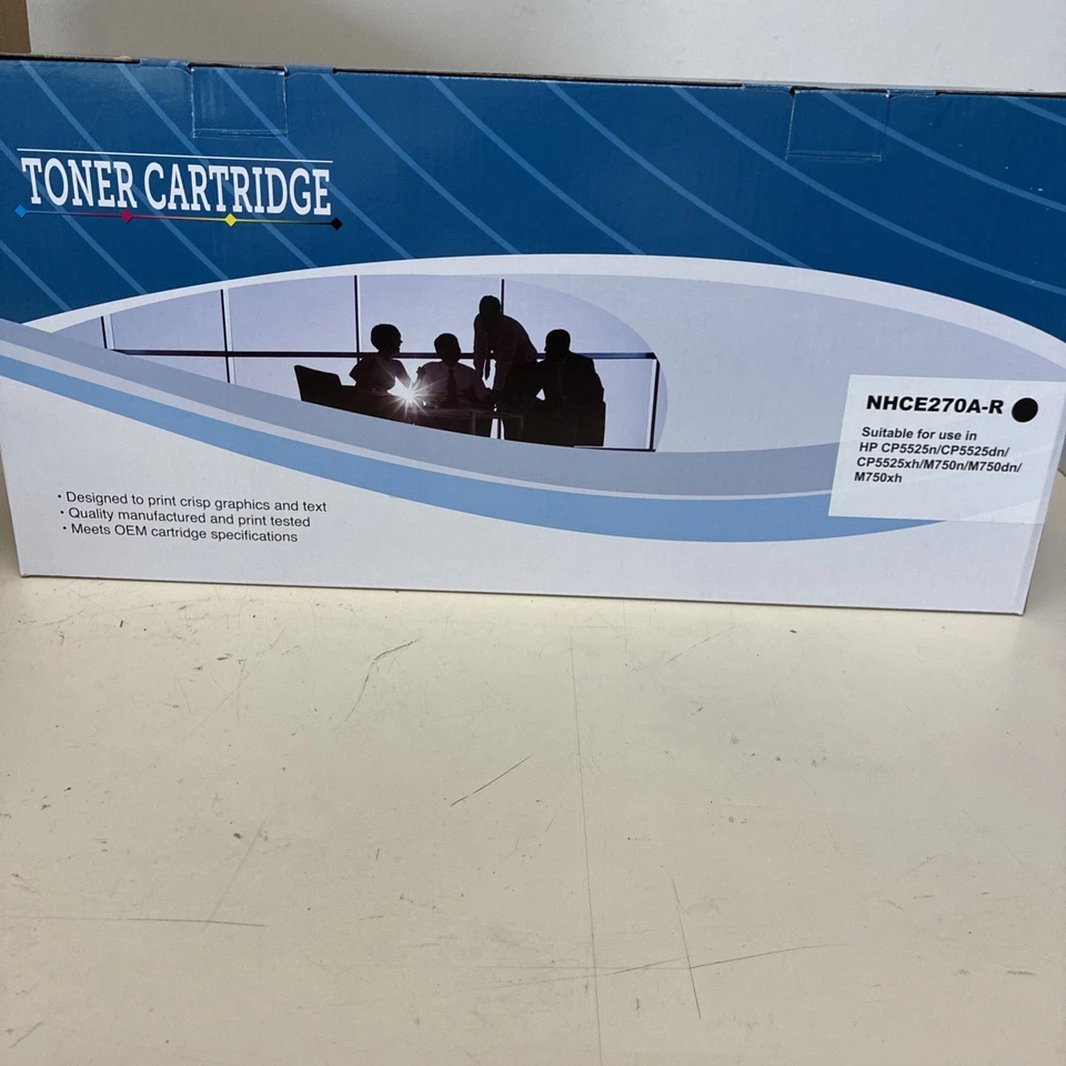 New Compatible Set HP CE270A, CE271A,  CE272A, CE273A Color Cartridges - Imagem 2 de 4