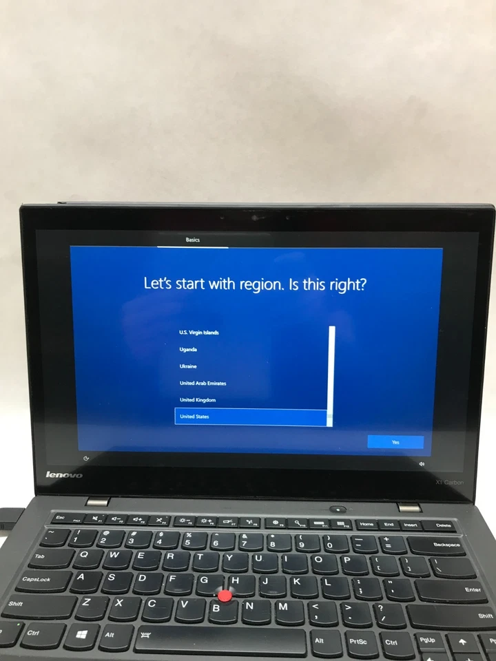 Lenovo ThinkPad X1 Carbon 3rd Gen Intel i7-5600U 8GB RAM 250GB SSD C-Grade! - DW - Image 2 of 4