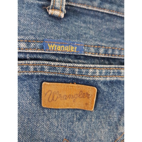 Pantalones de mezclilla azules Wrangler talla W32 L26 - Imagen 5 de 5