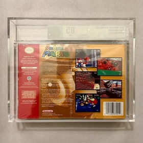 Super Mario 64 - First Print - VGA 85 NM+ Sealed - N64 Nintendo 64 - 1996