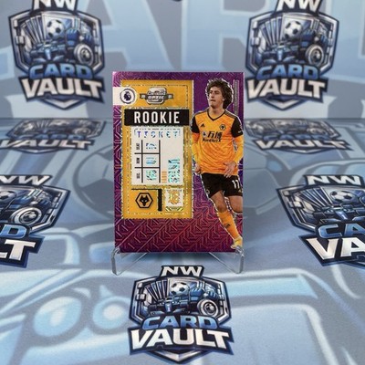 2020-21 Panini Chronicles Contenders Fabio Silva Rookie Ticket Purple Mojo SSP 8