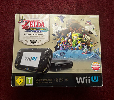 Nintendo Wii U The Legend of Zelda WindWaker HD Edition 32GB OVP Wie Neu