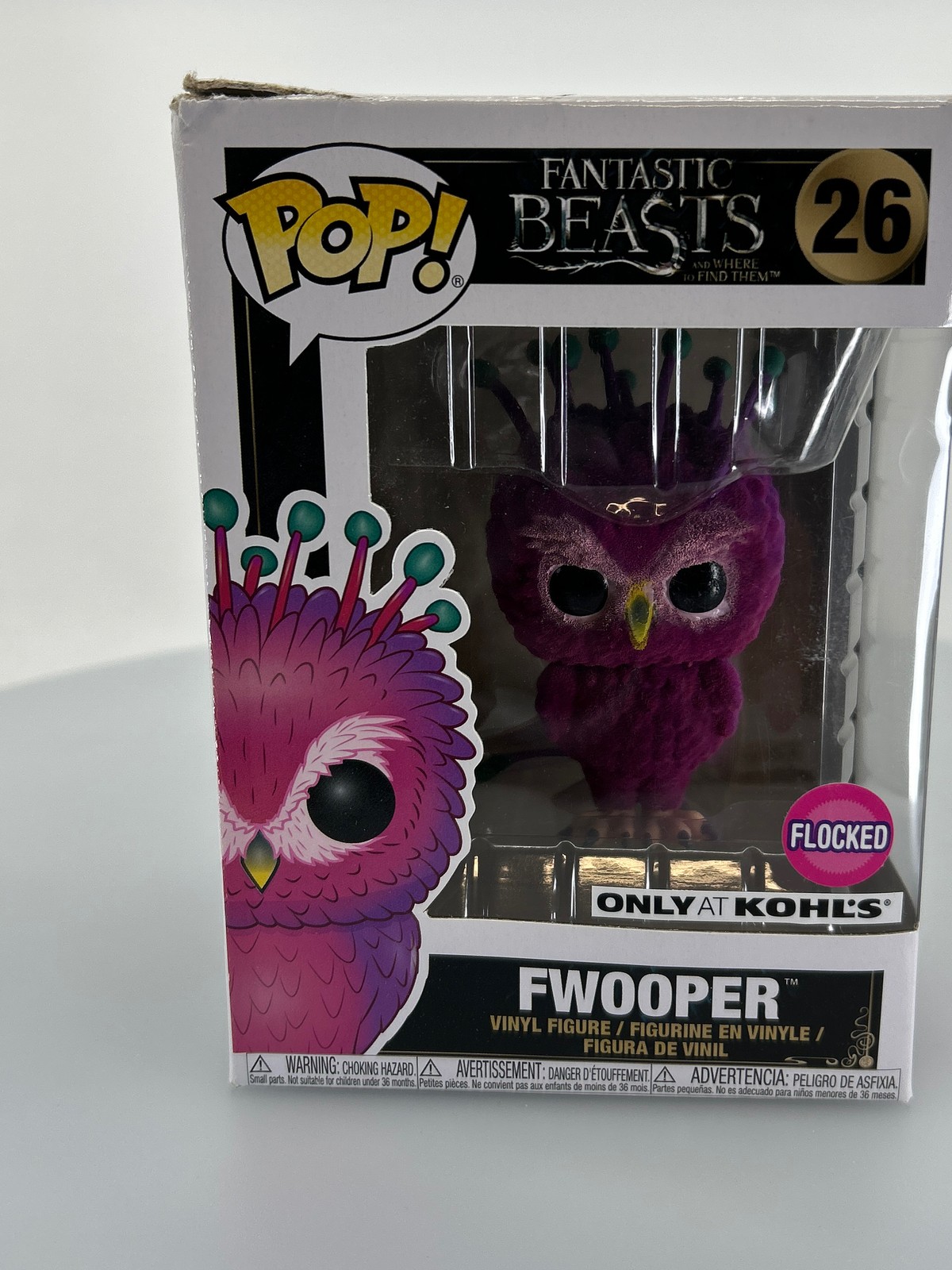 Fwooper Flocked #26 Damaged Box See Pics