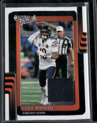 2025 Donruss #DTH-CWS Caleb Williams Donruss Threads