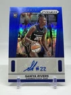 SANIYA RIVERS 2025 PRIZM WNBA THROWBACK BLUE ROOKIE AUTO /75 #TB-SR SUN