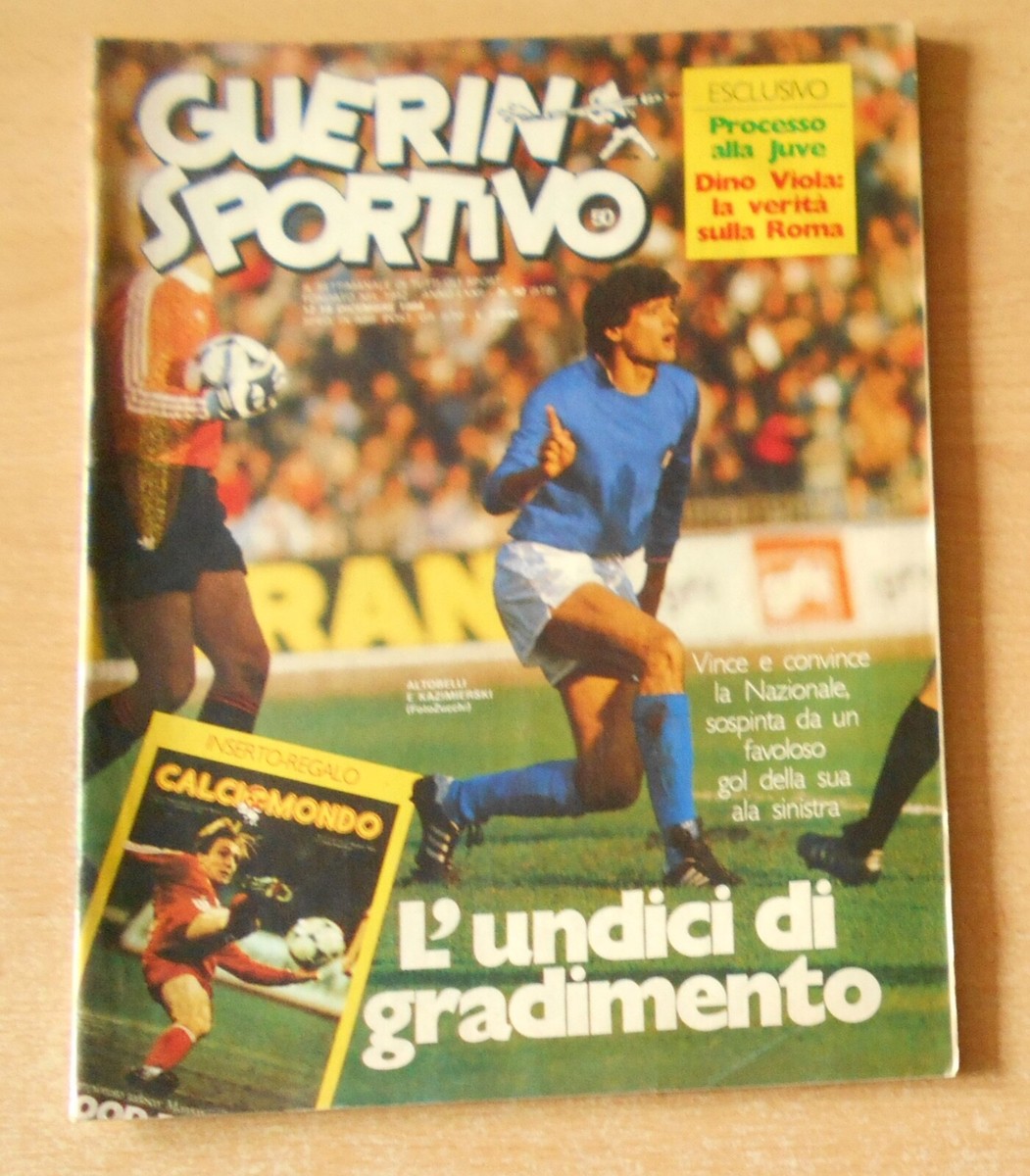 Guerin Sportivo N°21 1981 - Avec Insert CalcioMondo + Poster - Bon état