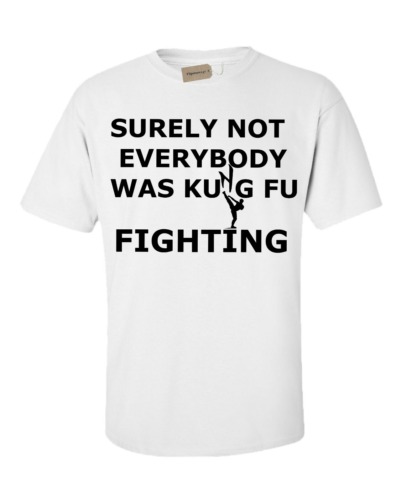ALTRA sicuramente not everyone was kung fu fighting T shirt S XXXL novità regalo di compleanno