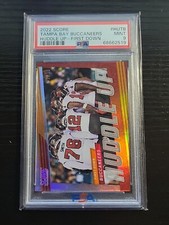 2022 Huddle Up Tampa Bay Buccaneers #HU-TB /10 GOLD RARE SSP Tom Brady PSA 9