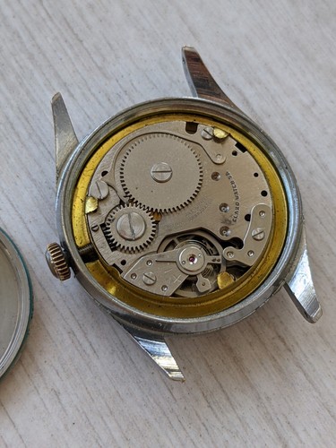 Vintage Acme De Luxe Taucher Armbanduhr Lünette 1960er schwarzes Zifferblatt - Bild 19 von 19