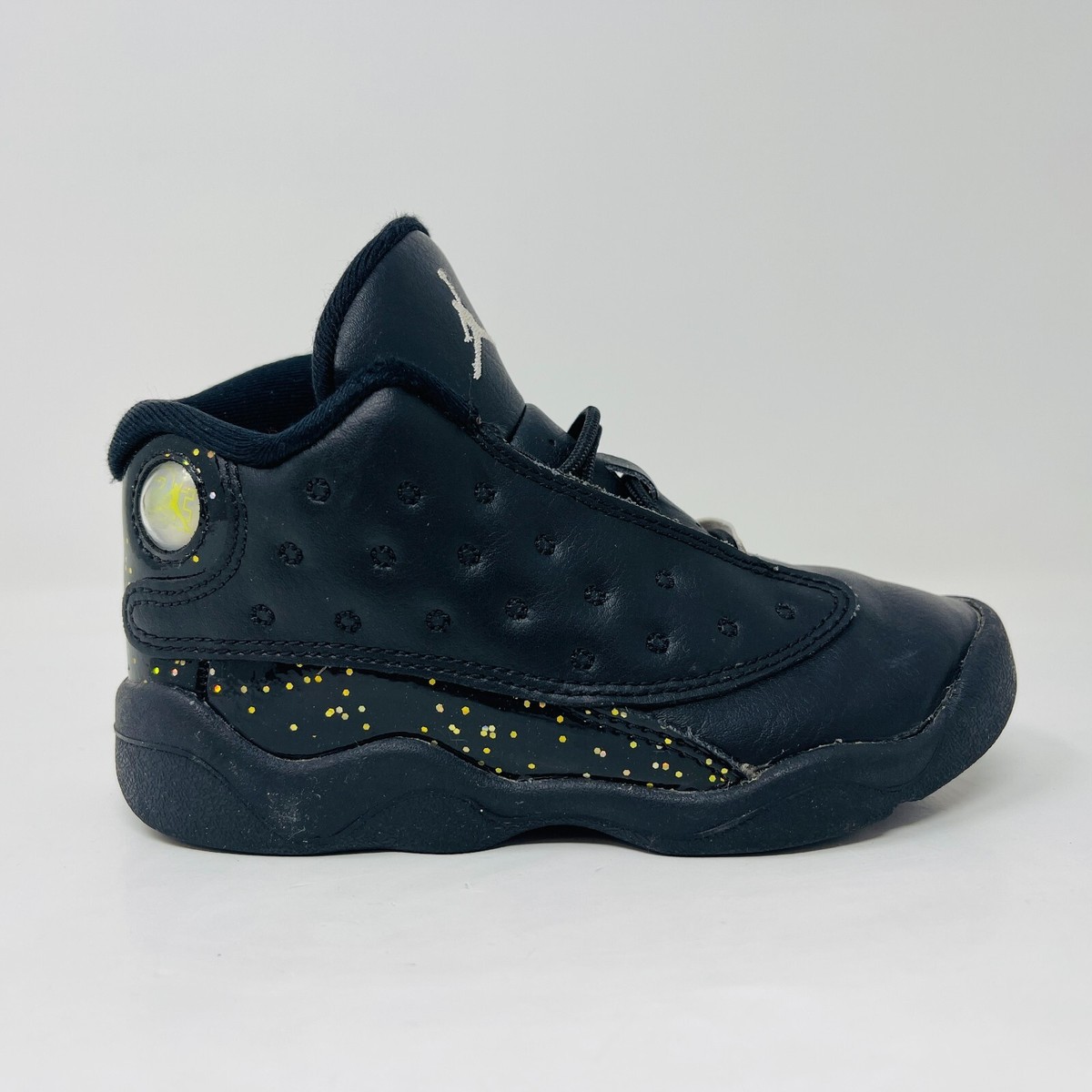 retro 13 black metallic gold